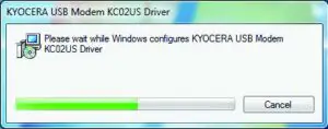 Figure 12 Progress of Driver installation