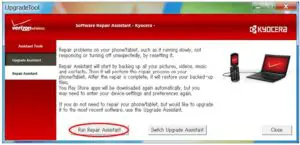 Figure 23 Run Repair Assistant