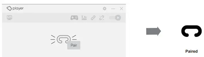 bHaptics TACTAL Haptic Face Cover for VR HMDs User Guide - Pairing the Tactal with PC