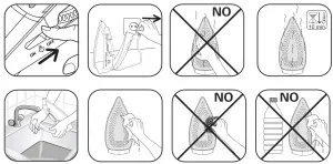 Rowenta DA1510 First Class Steam Iron Microstem - MAINTENANCE