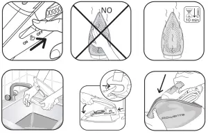 Rowenta DA1510 First Class Steam Iron Microstem - Storing your iron