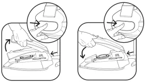 Rowenta DA1510 First Class Steam Iron Microstem - storing proceed