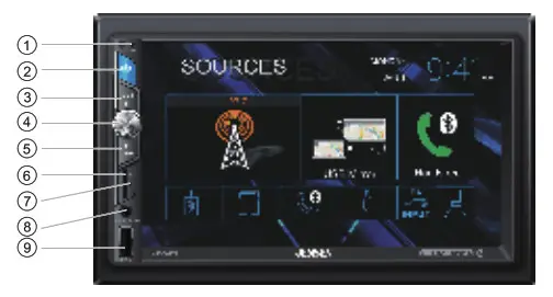 JENSEN CM7MIR Multimedia Receiver- Control