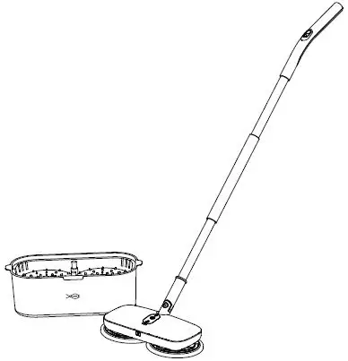 BEVIMI 2AZEP-YDMOP Hand Held Electric Mop Instruction Product