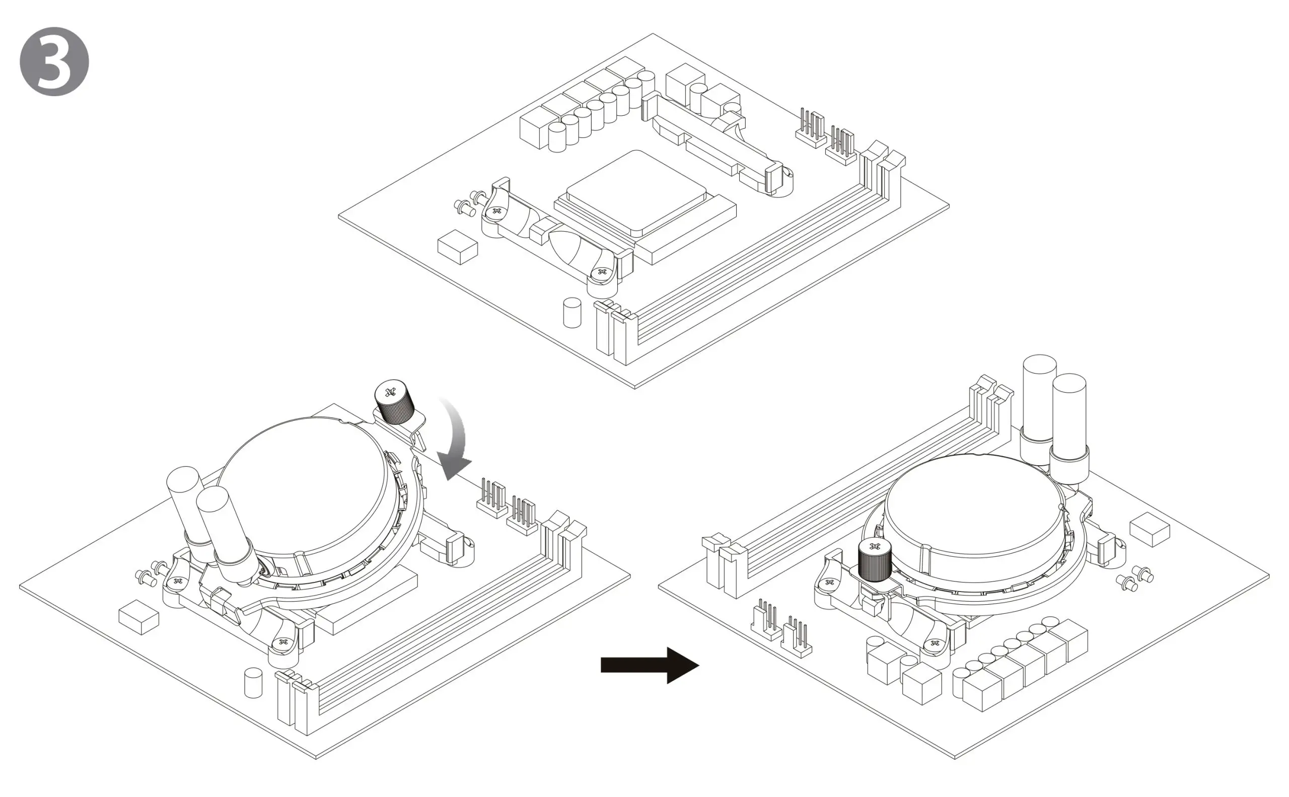 thermaltake Intel Water 3.0 Ultimate - assembly 3