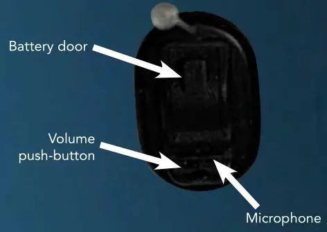 HEARING ASSIST Completely in Canal Hearing Aid - Volume Selection