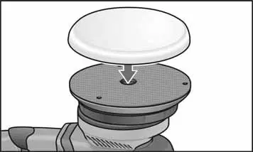 FLEX XFE 15 18.0-EC Cordless Orbital Polisher with Free Pad- Attaching or changing