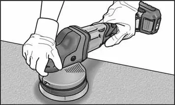 FLEX XFE 15 18.0-EC Cordless Orbital Polisher with Free Pad- polisher up