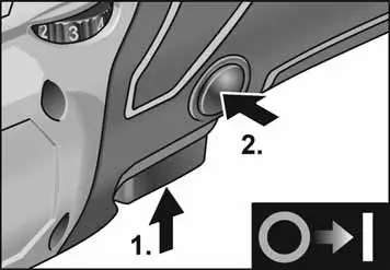 FLEX XFE 15 18.0-EC Cordless Orbital Polisher with Free Pad- switch rocker