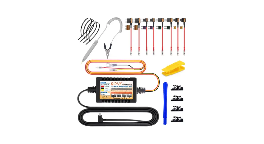 Rove Ultimate 3-lead Hard Wire Kit For 24-hr Parking Monitor User Manual Rove Ultimate 3-lead Hard Wire Kit For 24-hr Parking Monitor User Manual