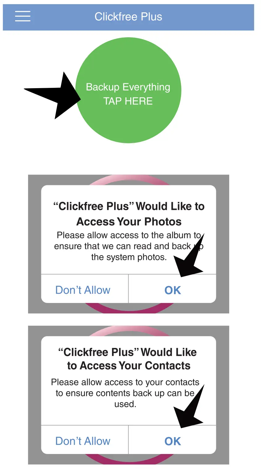 clickfree iOS Photo Backup and Storage Expansion - fig 5