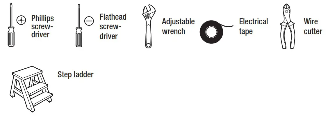 HAMPTON BAY 98131 3 Speed Universal Ceiling Fan Premier Remote Control - TOOLS REQUIRED