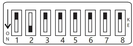 eSSL EC10 Elevator Control System - X 16 DIP Switch Settings 1