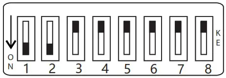eSSL EC10 Elevator Control System - X 16 DIP Switch Settings 2