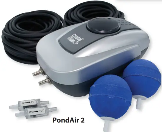 Crystal Clear B007R64OAM PondAir 2 & 4 Water Garden Aeration Kit