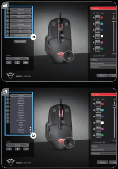 Trust GXT 940 Xidon PC Laptop RGB Gaming Mouse - FIG 2