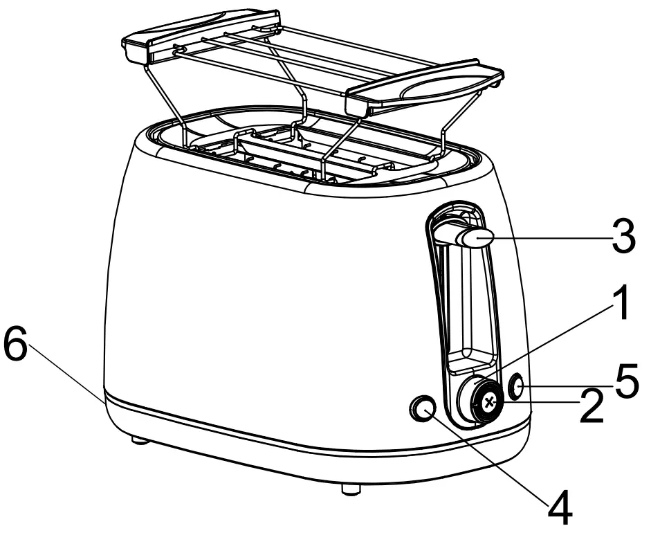 BLAUPUNKT TSS802WH Toaster - overview