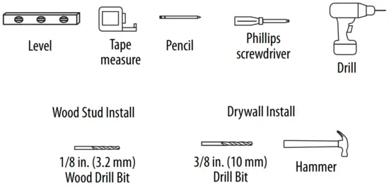 BEST BUY essentials BE SBM110 Wall Mount Soundbar Bracket Kit - Fig