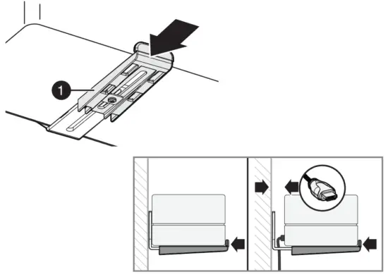BEST BUY essentials BE SBM110 Wall Mount Soundbar Bracket Kit - bottom mounted 1.