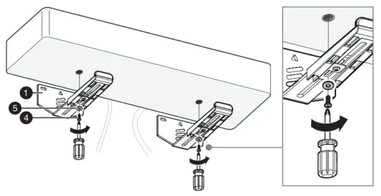 BEST BUY essentials BE SBM110 Wall Mount Soundbar Bracket Kit - bottom mounted