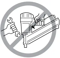 SENCO FinishPro16XP 65mm Second Fix Air Nail Gun - fig 10