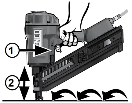 SENCO FinishPro16XP 65mm Second Fix Air Nail Gun - fig 7