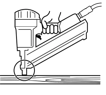 SENCO FinishPro16XP 65mm Second Fix Air Nail Gun - fig 9