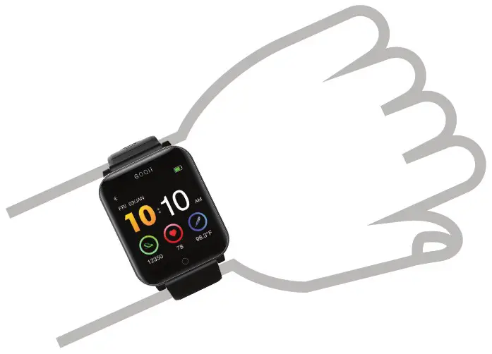 GOQii Smart Vital Smart Watch - CARE AND WEARING TIPS