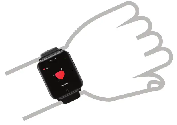 GOQii Smart Vital Smart Watch - HOW TO MEASURE 2