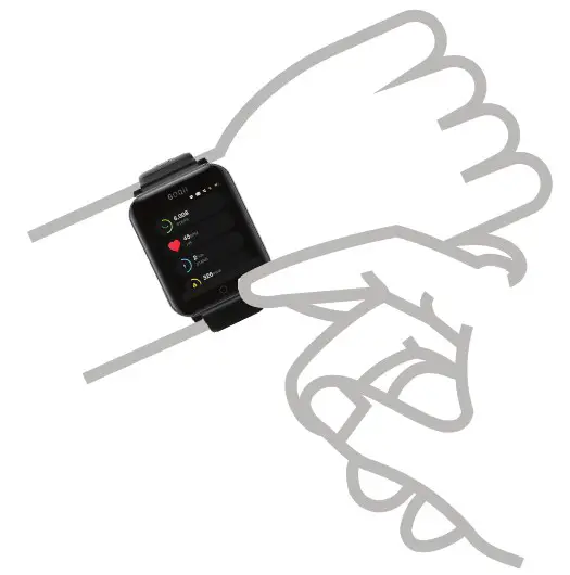 GOQii Smart Vital Smart Watch - HOW TO VIEW YOUR STEPS