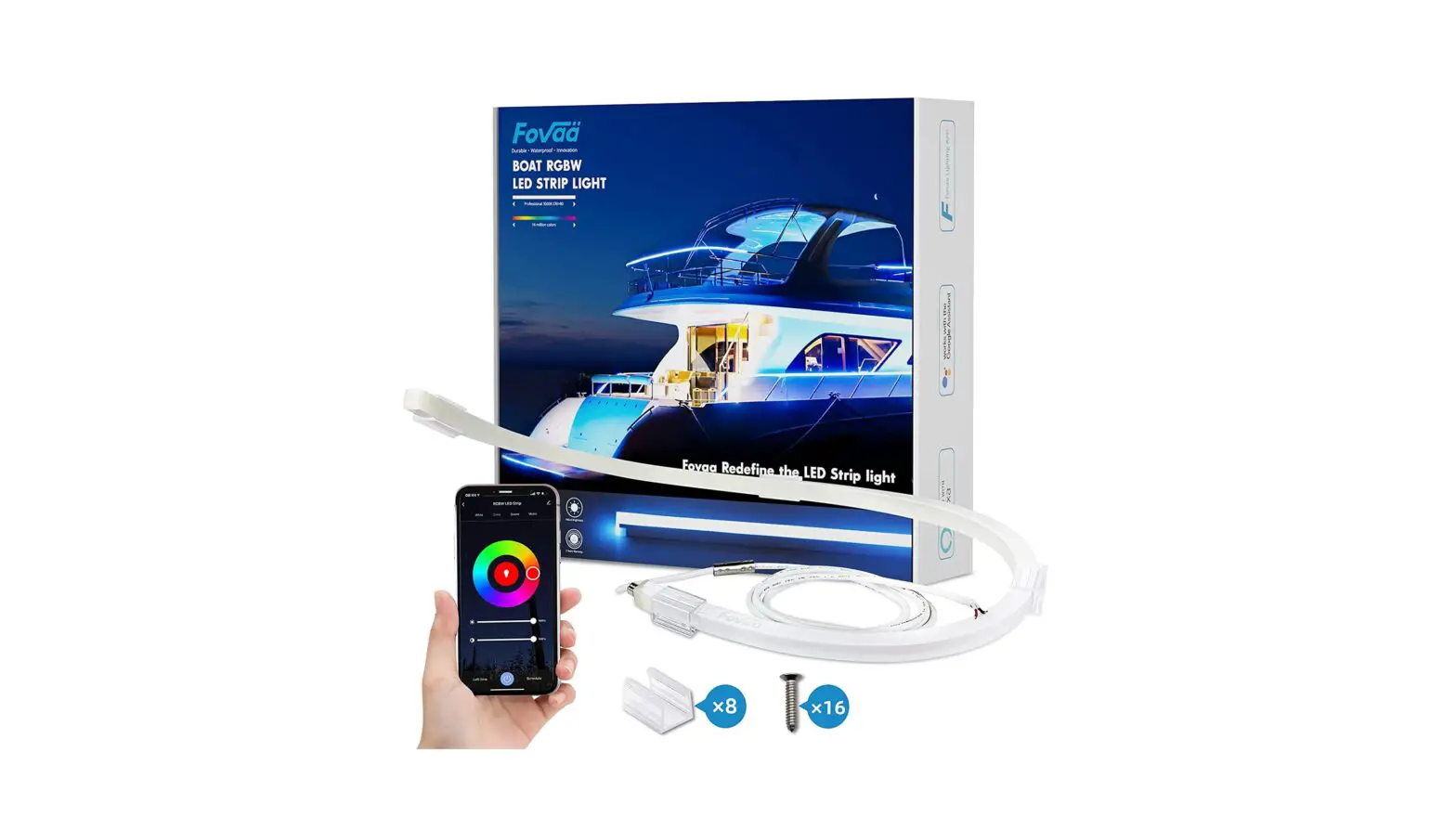 Fovaa N16q Boat Rgbw Led Strip Light User Manual
