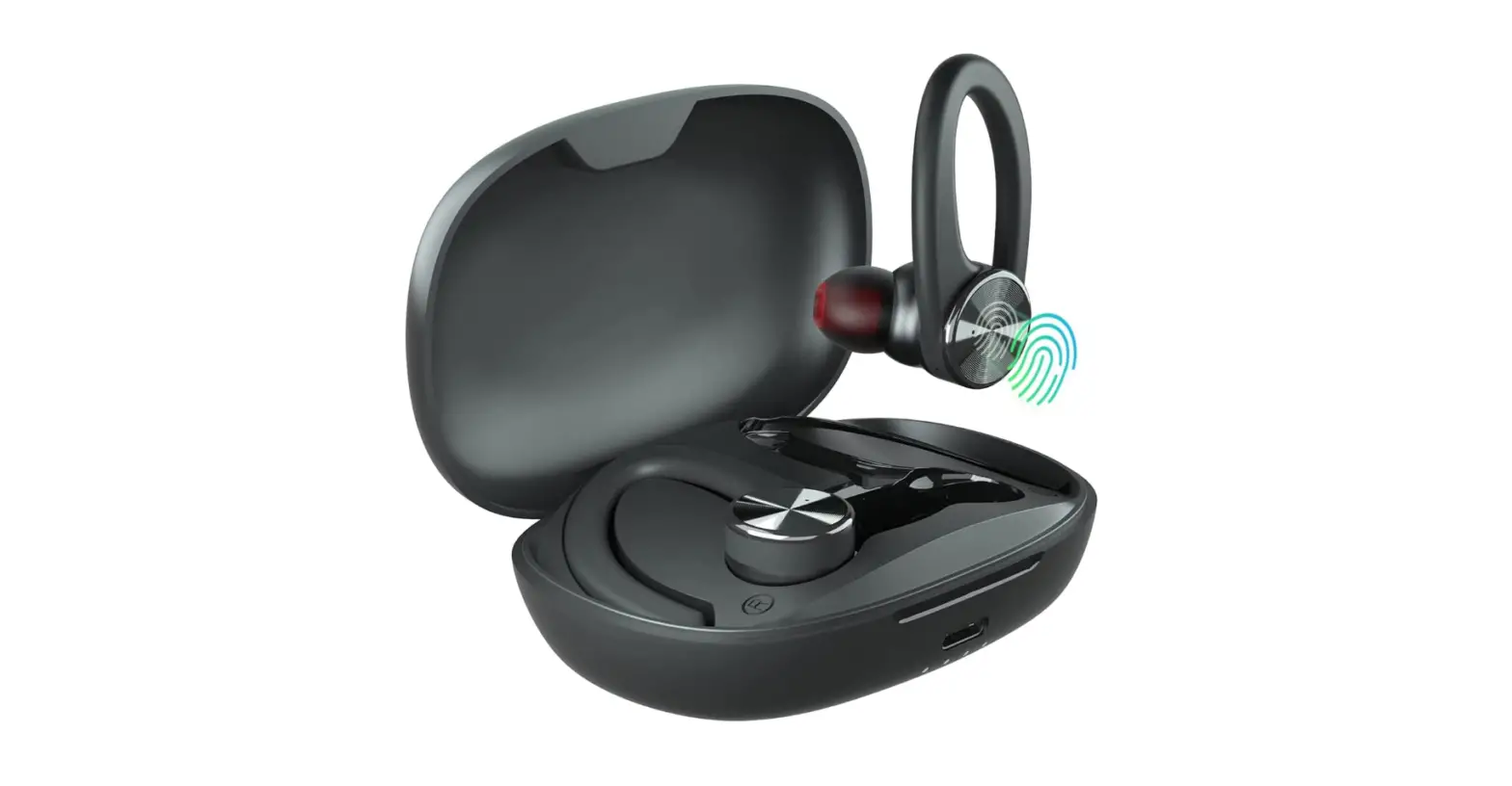 Wireless Earbuds, Ttq Bluetooth Headphones 80hrs Playtime With Charging Case And Earhooks-complete Features/user Manual
