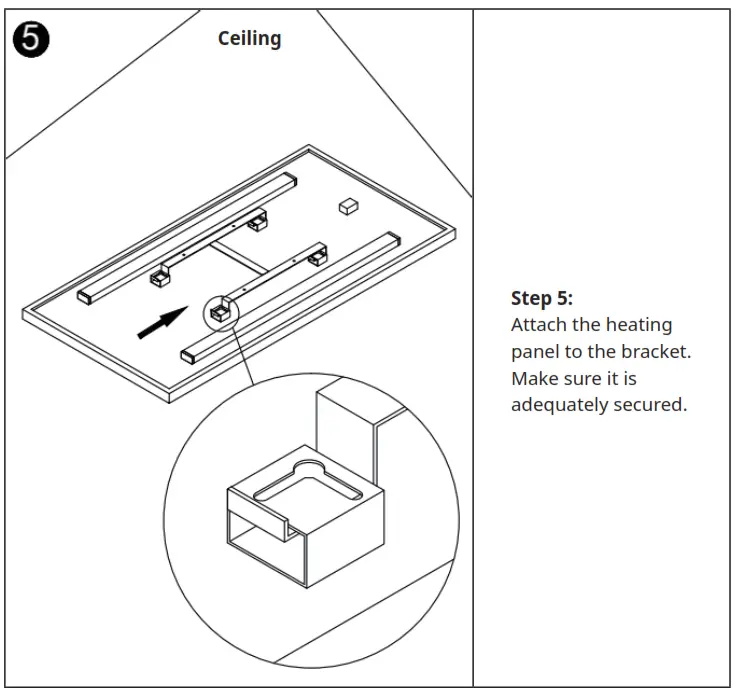 KLARSTEIN 10038378 Ceiling Infrared Heater - fig 2