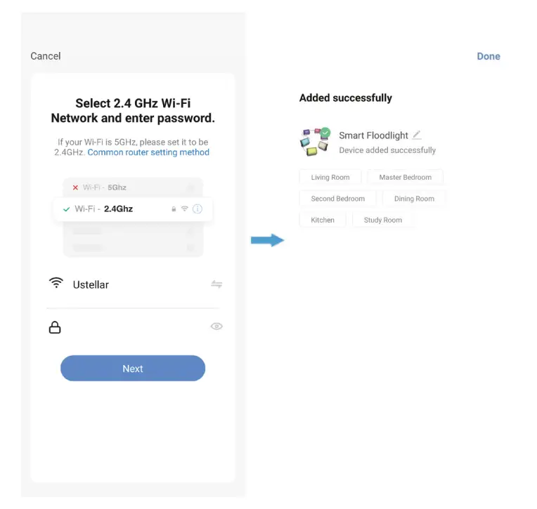 Ustellar UT88875 Smart LED Flood Light - app 9