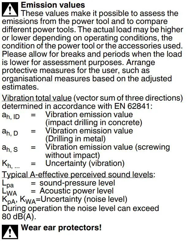 Metabo BS 18 LTX BL I cordless drill screwdrill Instructions - Technical Data