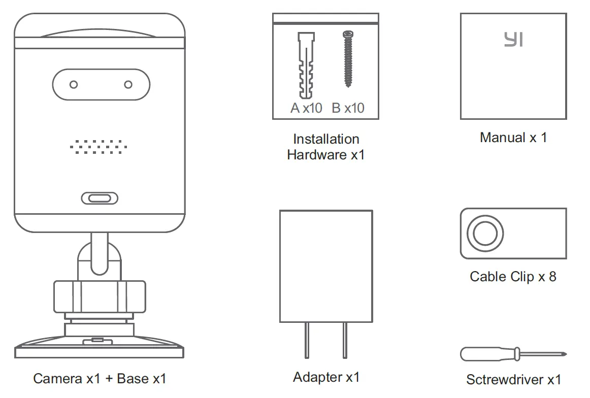 Yi Technology YHS3020 Security Outdoor Camera 1080p-FIG1