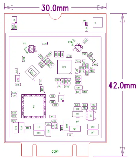 Omega MOD16370915 Sub 1G Module - fig