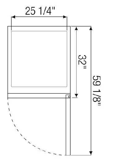 EVEREST EMGR24 Glass Door Merchandiser Refrigerator 3