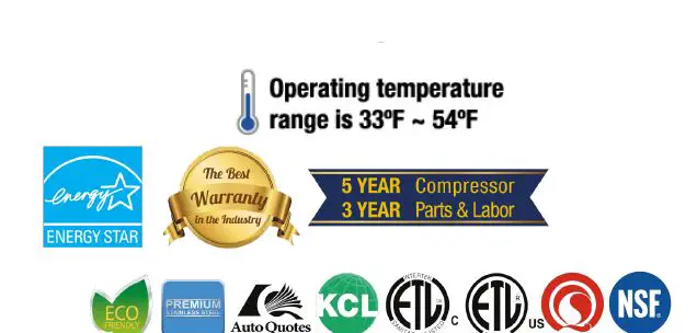 EVEREST EMGR24 Glass Door Merchandiser Refrigerator 4