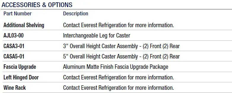 EVEREST EMGR24 Glass Door Merchandiser Refrigerator gg