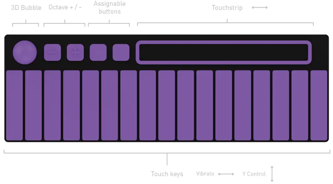 Joue Music Pro Strips Pad - SCALER