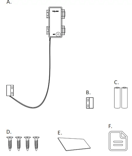 YOLINK YS7707 UC Indoor or Outdoor Contact Sensor - fig