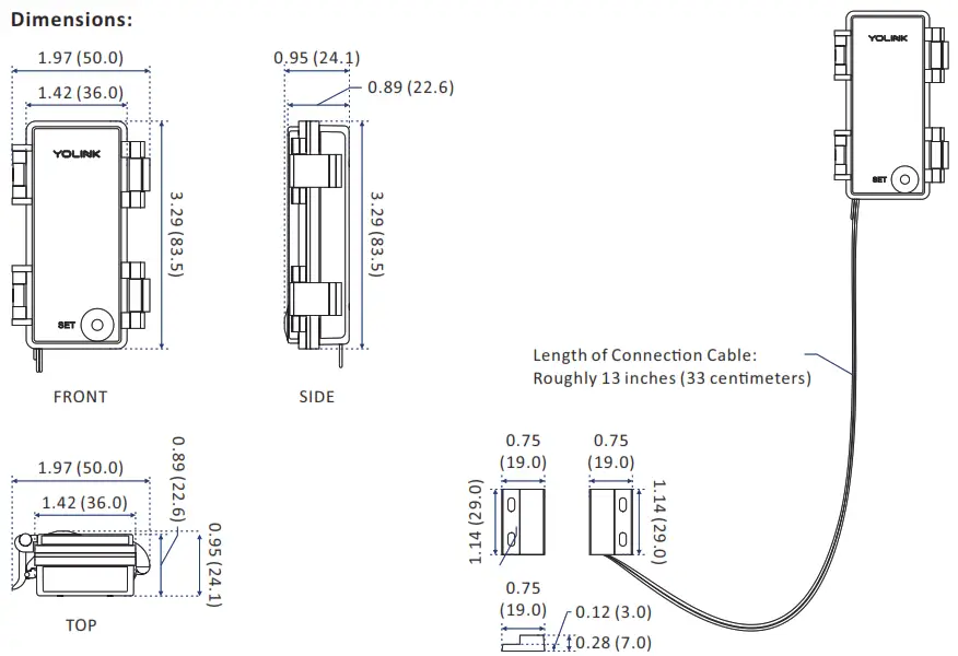 YOLINK YS7707 UC Indoor or Outdoor Contact Sensor - fig27