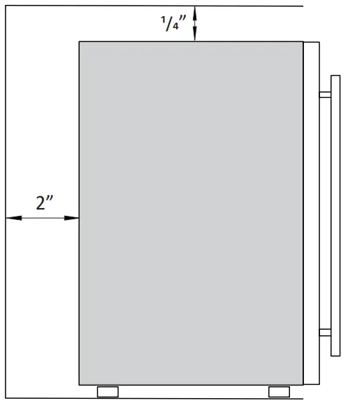Avallon AIMG151GSSIRH 15 Inch 26 lb Freestanding Ice Maker - FIG 4455