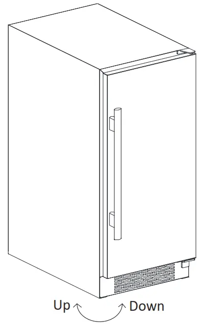 Avallon AIMG151GSSIRH 15 Inch 26 lb Freestanding Ice Maker - Ice Maker