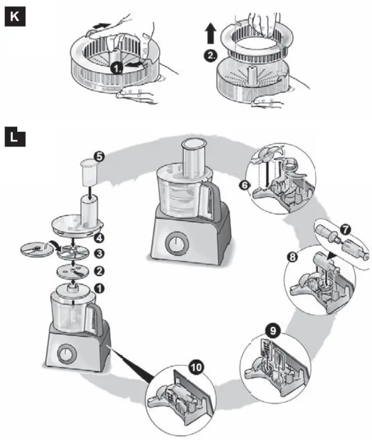 BOSCH MCM4100 Compact Food Processor - fig 9