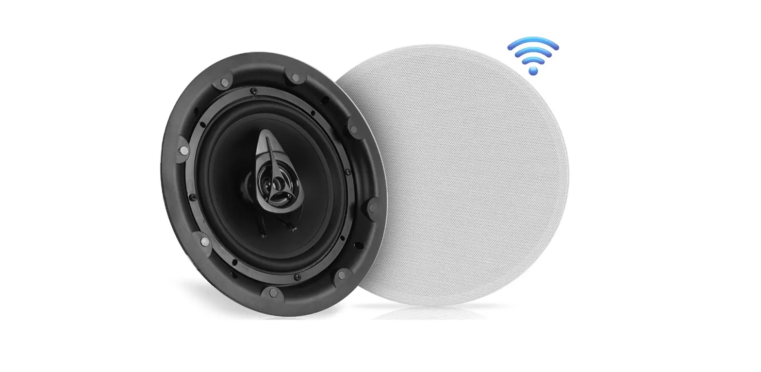 Ceiling And Wall Mount Speaker - Wireless Bluetooth 8” Dual 2-way Audio Stereo Sound Subwoofer-complete Features/owner's Guide Ceiling And Wall Mount Speaker - Wireless Bluetooth 8” Dual 2-way Audio Stereo Sound Subwoofer-complete Features/owner's Guide
