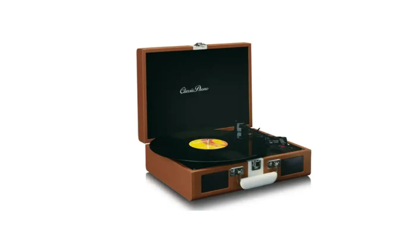 Lenco Tt-120 Turntable With Bluetooth Reception Built-in Speakers And Rechargeable Battery User Manual