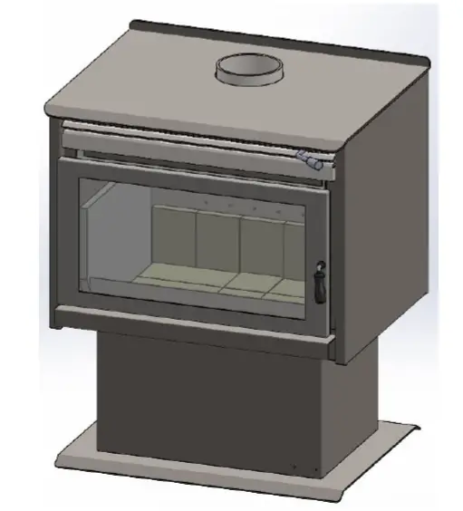 KEMLAN Mk.III Freestanding Fireplace product