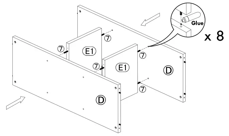 VENDOOR 9 Cube Storage Organizer - Cam Fastening system 11
